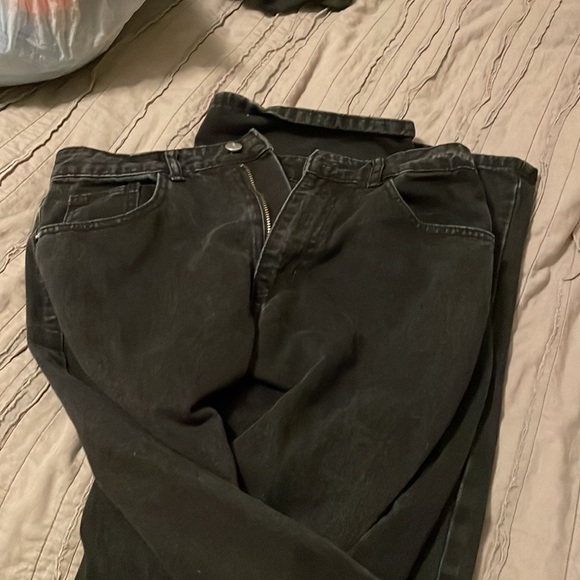 Baggy boyfriend Jeans, ( black), Size ( M), Color (black) - Picture 3 of 5